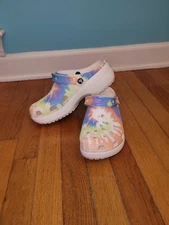Crocs Classic Platform Clogs Women’s Size 10 Tie Dye Shoes