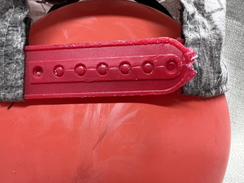 Gorra de béisbol Superman juvenil DC Comics gris y roja ajustable Snapback usada Foto 4 de 4