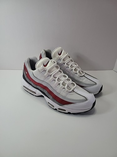 Nike Air Max 95 Essential Black/White-Varsity Red DQ3430-001 Men's Size 8.5 US - Afbeelding 1 van 10