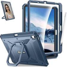 Rugged Case for iPad Air 11-inch M3 (2025)/M2 (2024) Heavy Duty Shockproof Cover