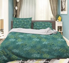 3D Abstract Plant Pattern Quilt Cover Set Duvet Cover Bedding Pillowcases