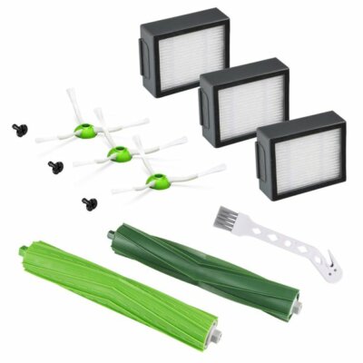 Replacement Kits for Roomba E5 E6 E7 i7 3 Hepa Filters 3 Side Brushes 1 Brush