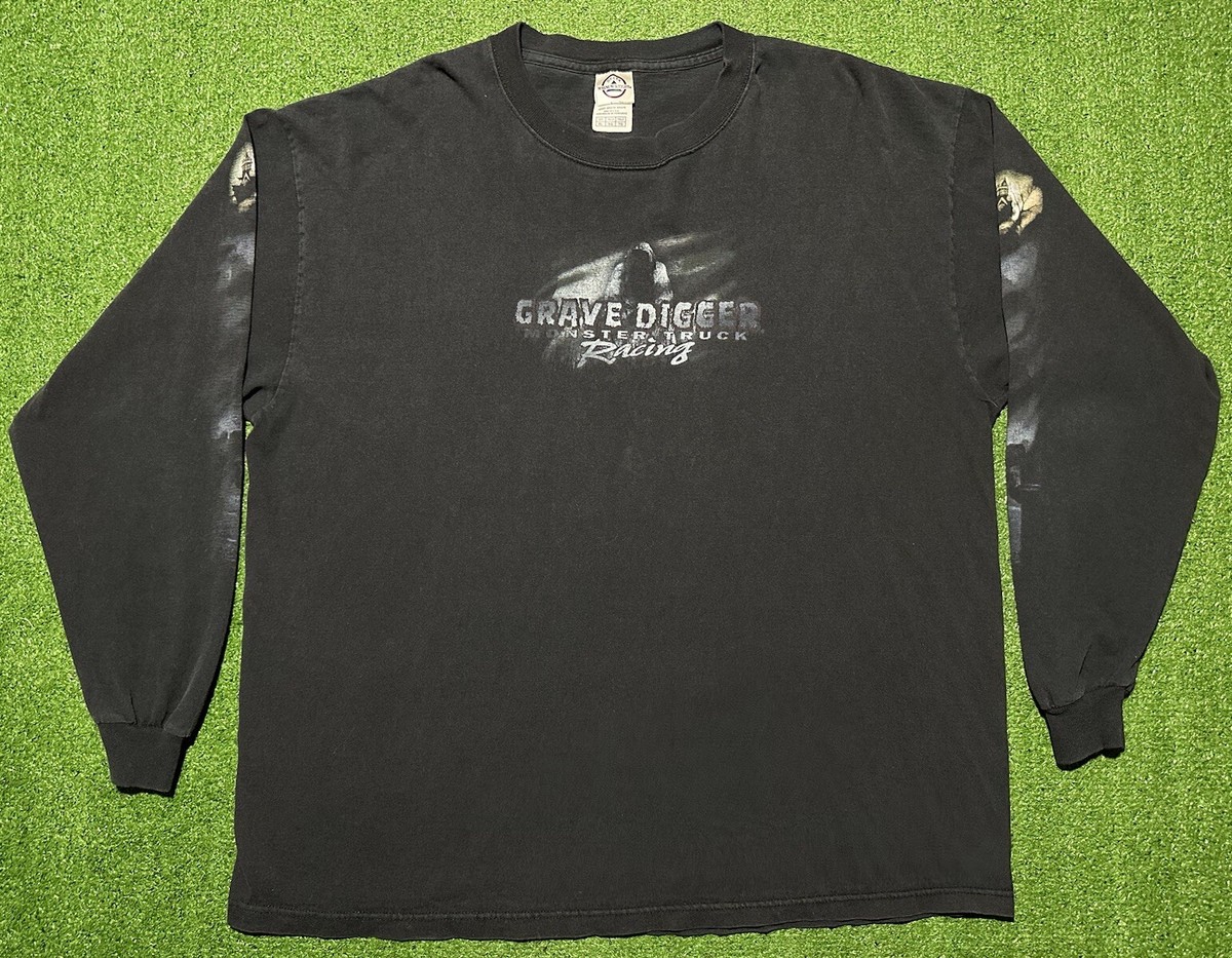 Vintage Grave Digger Monster Truck Racing Long Sleeve T Vintage Grave Digger Monster Truck Racing Long Sleeve T