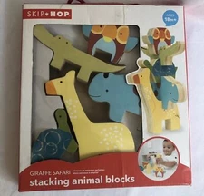 Skip Hop Wooden Animal Stacking Blocks