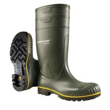 Mens Wellingtons Wellies Heavy Duty Yellow Line Agricultural Wellie Boots
