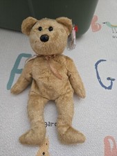 Ty Rare Beanie Baby Cashew The Bear 2000 Retired, Rare