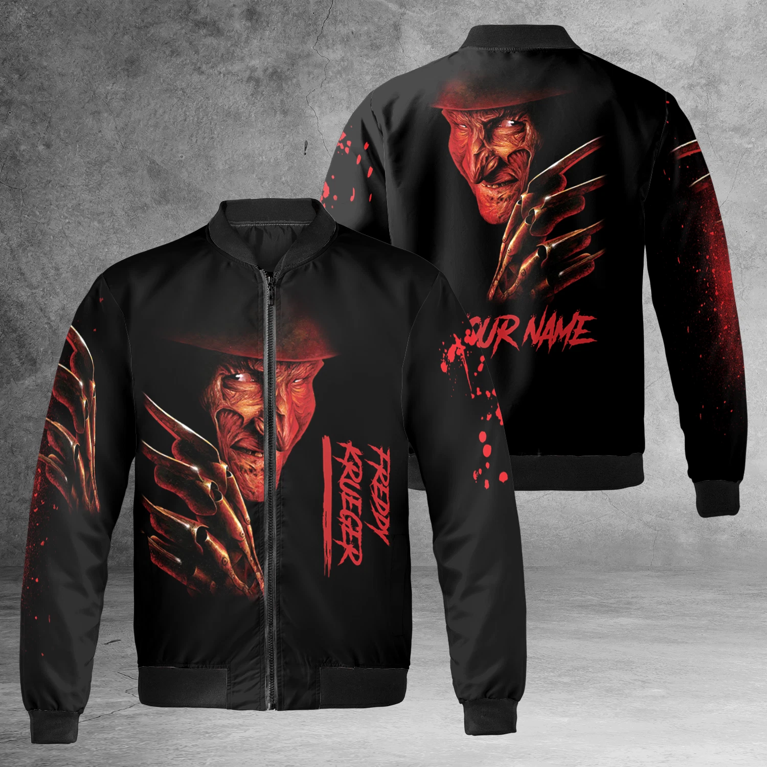 Discover Personalized Horror Freddy Krueger Nightmare On Elm Street Jacket