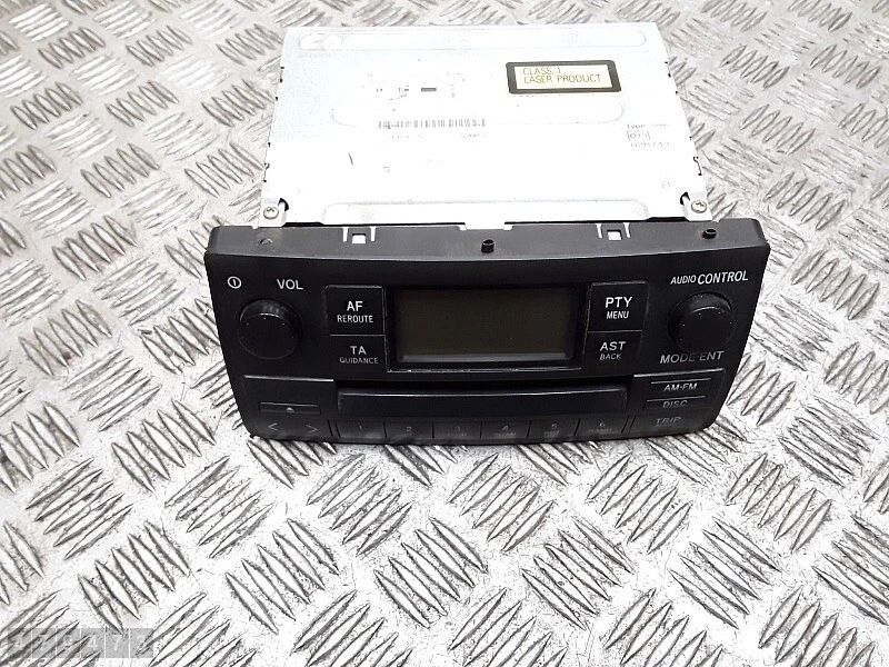 2003 TOYOTA COROLLA AUTORADIO CD CODE FEHLT NAVI 861201A180 - Bild 2 von 4