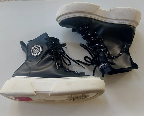 Abrams Black Gioselin Genuine Leather Boot