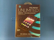 AT&T Prepaid GoPhone 4.5" 8GB 4G LTE GSM microSD Alcatel IDEAL Smartphone Blue