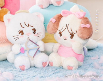 Mikko Characters SET 2 Angel Plush 20cm toy Doll Parade mousse