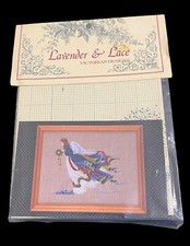 Lavender  Lace The Second Angel of Freedom Cross Stitch Pattern NIP