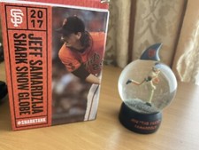 Jeff Samardzija Shark Snow Globe San Francisco Giants SGA 2017 NIB