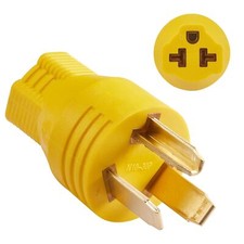 30 Amp to 20 Amp Dryer to EV Charger Adapter NEMA 10-30P to 5-15/20R or 6-15/...