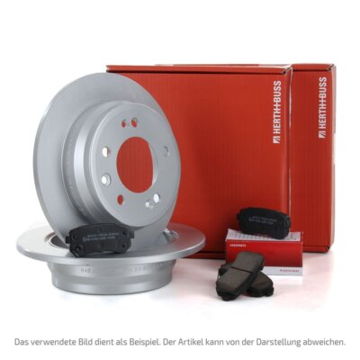 HERTH+BUSS Bremsscheiben Ø 252mm Beläge für SUZUKI SWIFT V (AZ) 1.4 Sport hinten