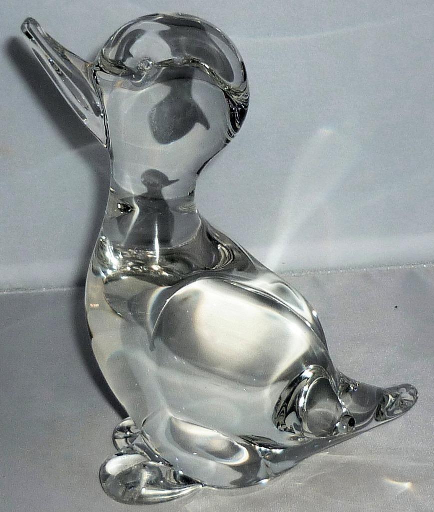 工芸品 Vintage Murano Glass Licio Zanetti Swan VINTAGE RETRO MURANO SIGNED LICIO ZANETTI GLASS BIRD SWAN DUCK