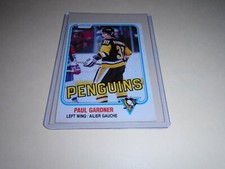 1981-82  OPC # 257  PAUL GARDNER    PITTSBURGH PENGUINS