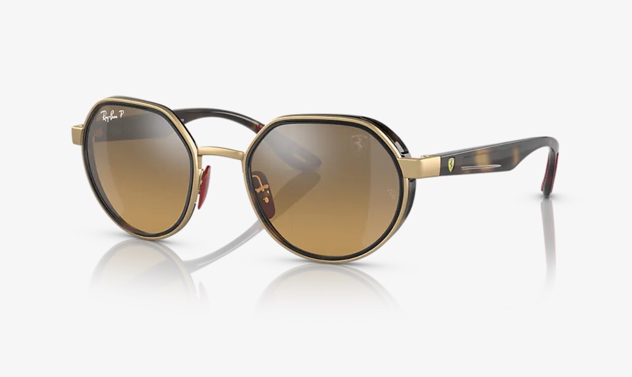 Ray Ban RB3674M Scuderia Ferrari Golden Replacement Hold Lenses Ring Screws image 9