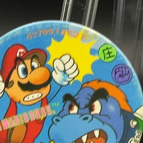 Mario Bowser Peach Menko Super Mario Bros Famicom Card Nintendo 1985 NES Japan