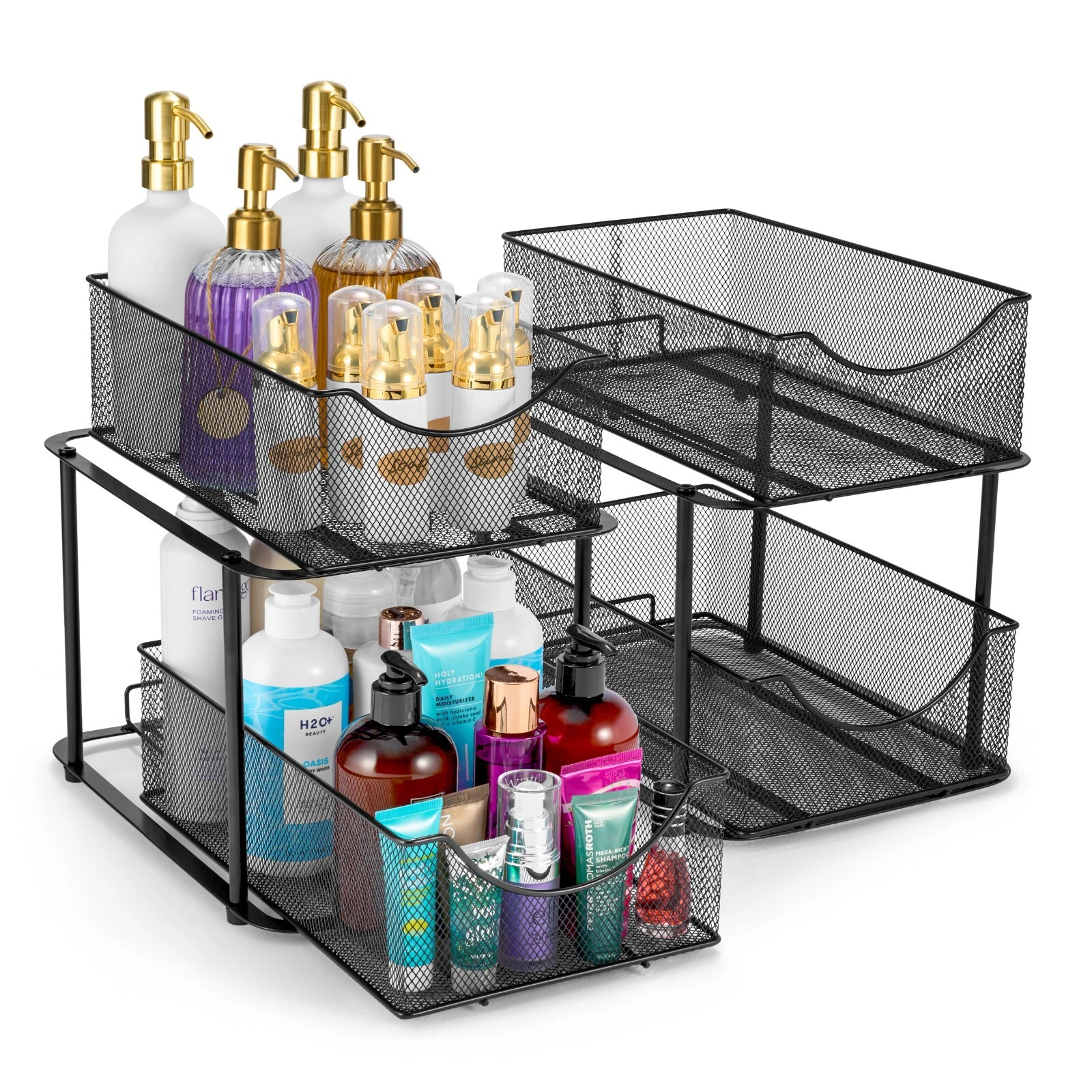 Sorbus 2 Tier Under Sink Bathroom Organizers and Storage (2 Pack)
Opens in a new window or tab