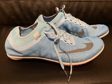 Nike Zoom Mamba 3 Track Running Spikes Steeple Blue Crimson 706617-446 Sz 11.5