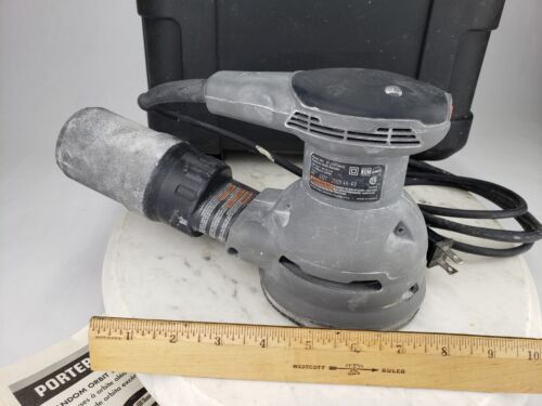 Porter Cable Random Orbit Sander 5-inch Disc 343 Case 8 Hole Sanding Tool Filter - Picture 4 of 17