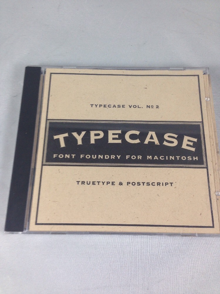 Typecase Vol No.2 Font Foundry Vintage Macintosh Software Truetype