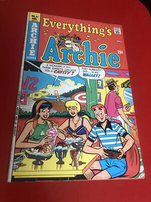 Everything's Archie #41 August 1975 Archie Andrews & Betty Cooper Comic ...