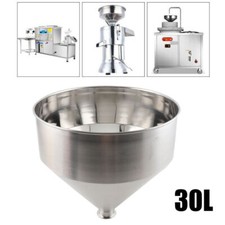 30L Hopper For Liquid  Paste Filling Funnel Filler Machine 304 Stainless Steel