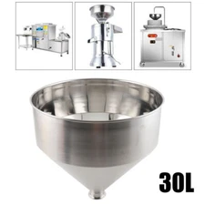 30L Hopper For Liquid & Paste Filling Funnel Filler Machine 304 Stainless Steel