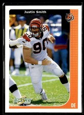 2002 Score Justin Smith Cincinnati Bengals #55