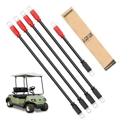 Golf Cart Battery Cable Set for Yamaha G22 48V, 4 Gauge Golf Cart Battery A