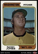 1974 Topps #173 Randy Jones WAS NATL LEA ROOKIE VARIATION 5 - EX
