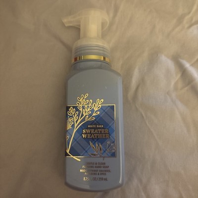 White Barn SWEATER WEATHER Gentle Foaming Hand Soap Bath & Body Works 8.75  oz