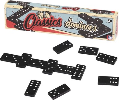 HTI Toys Classic Collection Deluxe Dominosteine Spiel