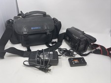 JVC GR AX220U VHS C Video Camcorder Bundle Battery Charger-UNTESTED