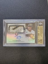 2023 Topps Dynasty Manny Machado Batting Gloves Patch Auto /5 BGS 9.5