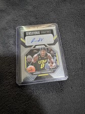 2022 Prizm Jarred Vanderbilt Sensational Signatures Auto Utah Jazz 