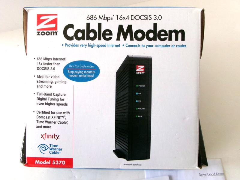 ZOOM CABLE MODEM MODEL 5370