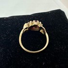 Retro Opal Ruby Flower Ring Antique Wedding Engagement Cocktail Ring Rose Gold — photo 10