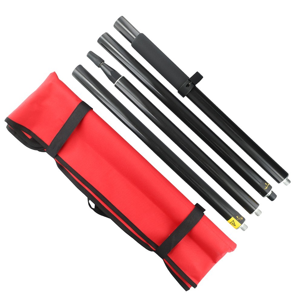 2M Carbon Fiber GPS Pole Reliable Performance for Land Surveying Tasks