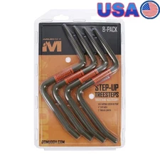 Step-Up Tree Steps 8 Pack Self Tapping Climbing Sticks 750 lbs Weight Capacity