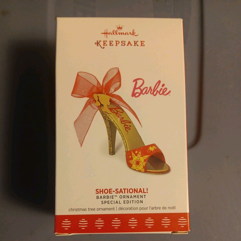 Hallmark Keepsake BARBIE Special Edition SHOE-SATIONAL Christmas Ornament 2017