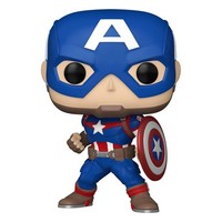Funko FK82497 - Marvel New Classics Pop! Vinyl Figur Captain America 9 Cm - Neu