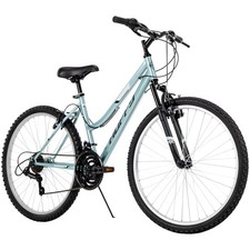 Bicicleta de montaña Huffy 26 pulgadas Rock Creek 18 velocidades adulto mujer verde azulado - NUEVA