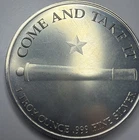 State of Texas Come and Take It 1 Troy Oz .999 Silver Round - TX H31