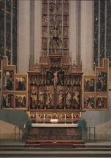 Germany High Altar St. James's Church,Rothenburg ob der Tauber Vintage Postcard