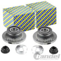 2X SNR RADLAGER-SATZ Hinten Passend FÜR Opel Adam Corsa Links+Rechts