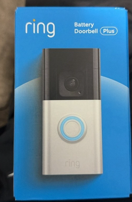Ring Battery Doorbell Plus - Satin Nickel for sale online | eBay