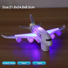 Electronic Aeroplane Toy with Music  Light Airplane Toy Electric Detachable Pla